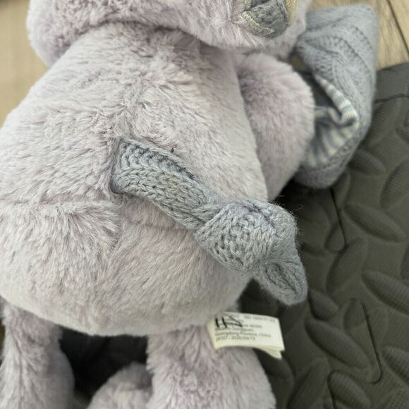 Demdaco Striped Oddball Elephant 13 inch Plush Children's Stuffed Stuffy Lovey - Picture 9 of 10